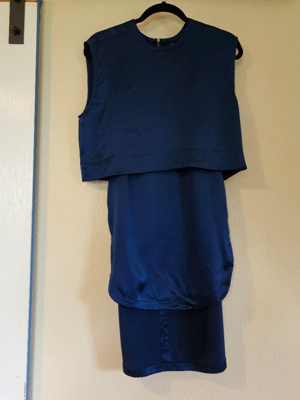 Vintage Helmut Lang Mere Silk Layered Tunic